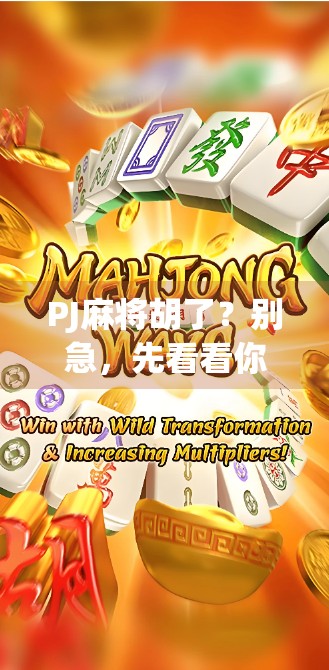 PJ麻将胡了？别急，先看看你是不是被套路了！