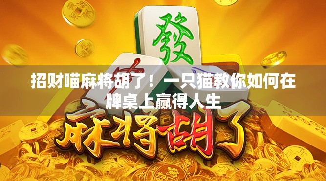 招财喵麻将胡了！一只猫教你如何在牌桌上赢得人生