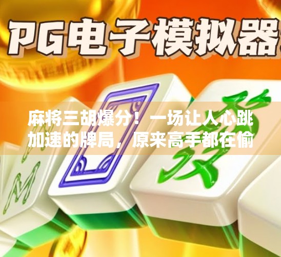 麻将三胡爆分！一场让人心跳加速的牌局，原来高手都在偷偷用这3个心法！