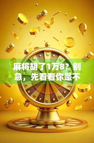 麻将胡了1万8？别急，先看看你是不是被套路了！