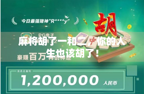 麻将胡了一和二，你的人生也该胡了！